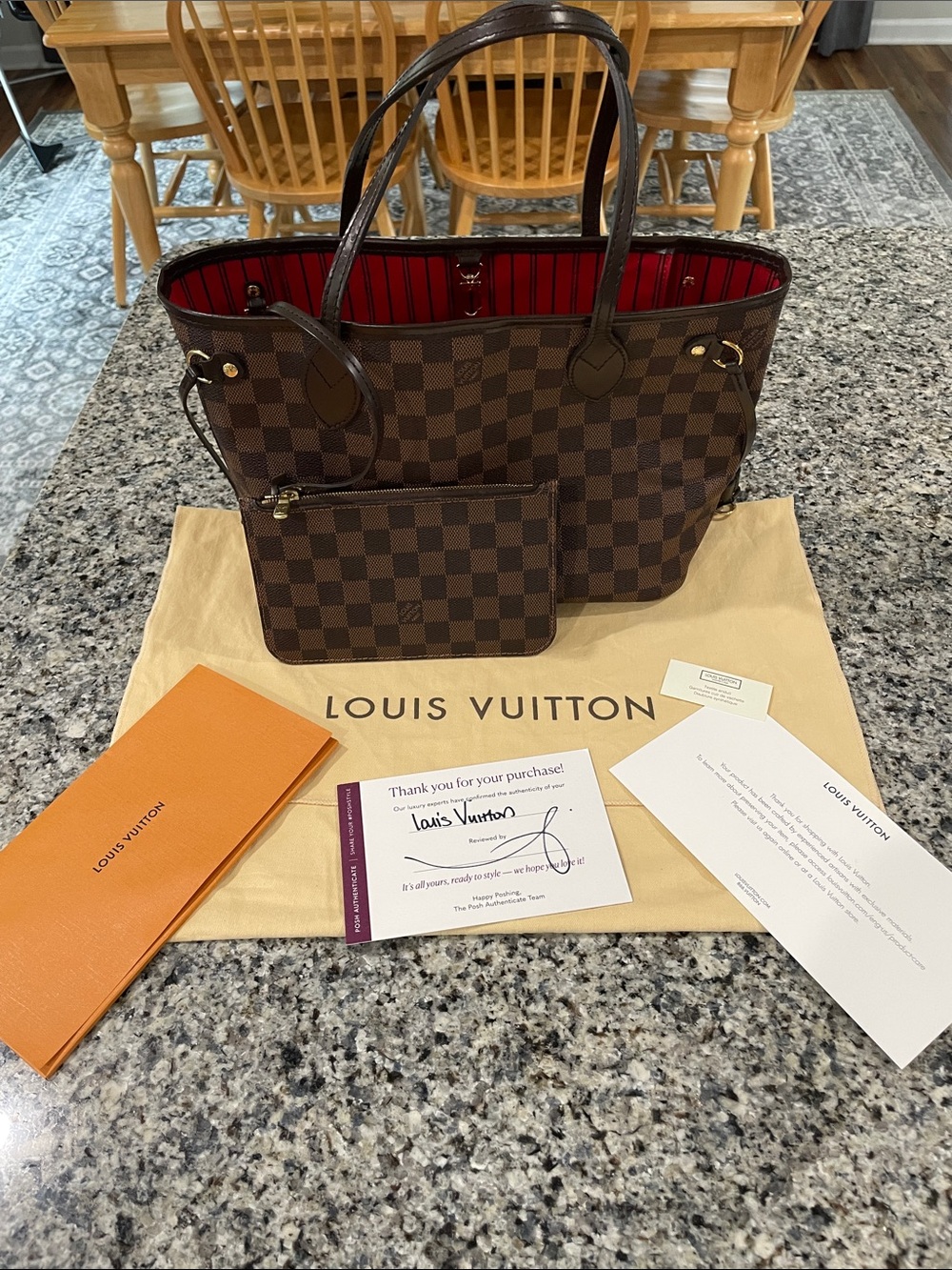 Louis Vuitton Neverfull PM Damier Ebene